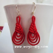 WOYO DIY Pipa Knot Earrings